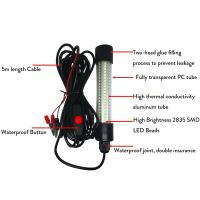 Lámpara LED 20W Submarina Para Pesca Nocturna En Barco Luz Exterior Cálida/Fría Azul Verde Amarilla Longitud De Cable 5M Ángulo De Haz 360 Grados - details 1