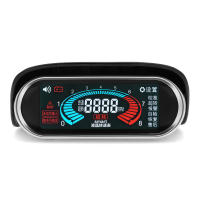 Medidor De RPM Para Coche Y Motocicleta LCD Digital Tachímetro Automóvil Con Capacidad Para 1-10 Cilindros 12/24V 0-9999 RPM Medidor De Velocidad De Motor - details 7