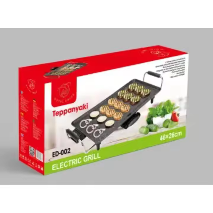 Royal Swiss Teppanyaki - Parrilla - Plancha (2000 W, 46 x 26 cm) - 1