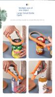 Abrebotellas Multifuncional Cuatro En Uno Antideslizante Ahorrador De Esfuerzo Para Botellas Y Lids De Latas Plástico Inoxidable - details 4