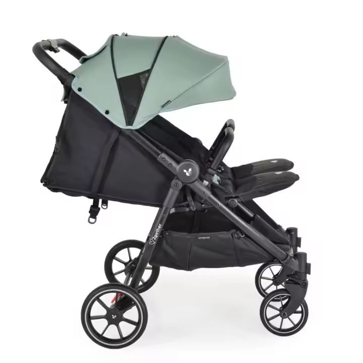 Carrito gemelar 2GETHER de Cangaroo – práctico, cómodo y seguro desde el nacimiento - 1