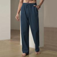 Nuevos Pantalones Anchos Para Hombre Algodón Ligeros Deportivos Streetwear Verano Color Sólido Grande Pantalones De Sudor - details 8