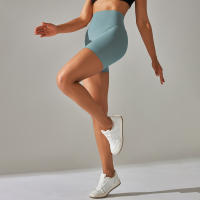 Women Sports Short Yoga Legging Shorts Squat Proof High Waist Fitness Tight Shorts Quick Drying Cycling Workout Gym Shorts - details 29