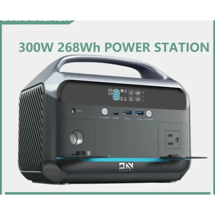 FGNS.Estación de Energía Portátil 300W con Batería LiFePO4, AC/DC, USB-C PD, USB QC3.0 (268.8Wh / 84000mAh) - 1