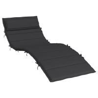 vidaXL Cojín de tumbona de tela Oxford 180x60x3 cm Color Antracita,  Gris,  Crema y mas Cojín Decorativo de Asiento Cojines de muebles de salon - details 11