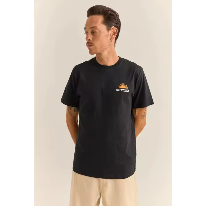 Rhythm Camiseta Hombre Awake Negra - 1
