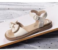 Sandalias De Verano Para Niñas Con Lazo Correas Caucho Suave Bajo Tobillo Versátiles Sandalias De Playa Moda Niños Tallas 4-6Años - details 14