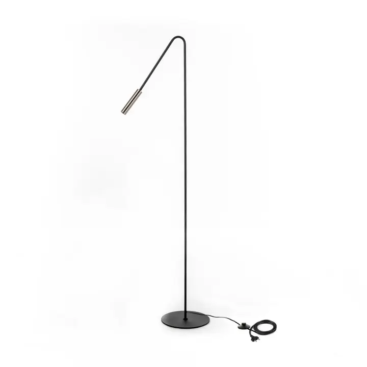 Vega - Lámpara de pie LED en metal Negro - 1