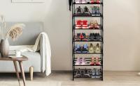 T-Lovendo Zapatero, Organizador de Zapatos, 10 Baldas, Armario Abierto, Estantería Tubos de Hierro - details 0