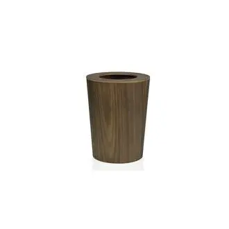 Papelera Madera Nogal 23,5X30,5Cm, El mejor complemento para tu hogar, Fijalo - 1