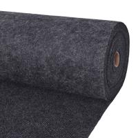 vidaXL Alfombra para Eventos Estriada Suelo Salón Dormitorio Corredor Color Antracita,  Marrón,  Gris y mas - details 1