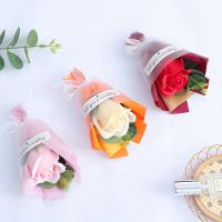 Mini Bouquet De Flores De Rosas De Sabão Artesanal 1 Peça Presente Para Festa Família Amigos Mãe Namorada Decoração De Casa - details 6