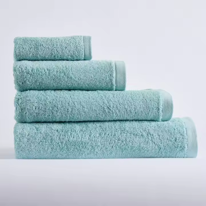 10XDIEZ Toalla algodón  550 gr/m2 aguamarina - Absorbentes y suaves para uso diario - 1