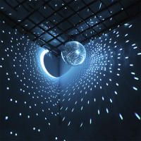 Bola De Espejo De Vidrio Reflector 8 Pulgadas Brillante Para Decoración De Escenario KTV Bola De Disco Rotativa Efecto De Iluminación Profesional - details 2