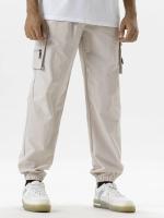 Pantalones Casuales Para Hombre Color Sólido Talla Grande Estilo Recto Con Cinturón Y Bolsillos Multifuncionales Para Trabajo Y Raparropa De Verano Y Primavera Adecuados Para Exterior Y Día - details 12