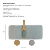 Bolsa Calentadora De Botella Para Bebé USB Powered Portátil Para Viaje Con Termostato Aislada Para Calentar Leche Para Coche - details 21