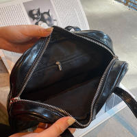 Bolso De Hombro Para Mujer Vintage Gran Capacidad Textura De Moda Bolso De Viaje Corto Chic Bolso Hobo Diseñador Bolso Solidario De Brazo - details 9