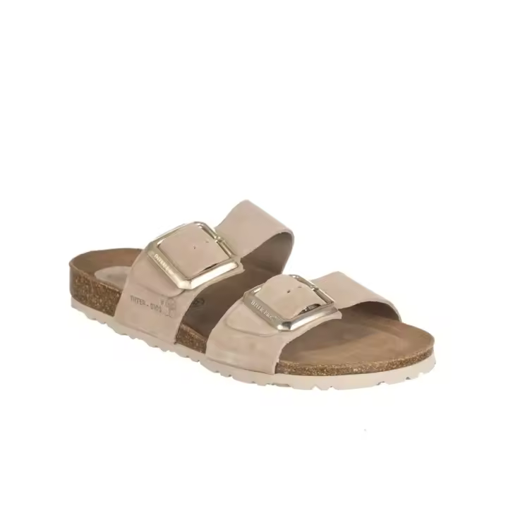 Sandalias Planas Inter-bios 7232 Mujer Beig - 1