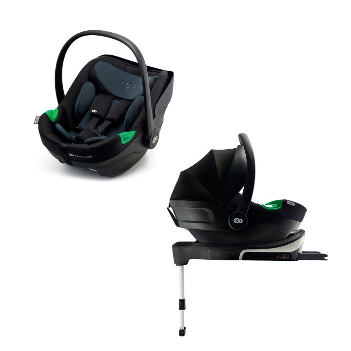 Kinderkraft - Silla de coche I-CARE i-size Desde el nacimiento hasta los 15 meses/40-87cm/0-13kg - Instalación a contramarcha
