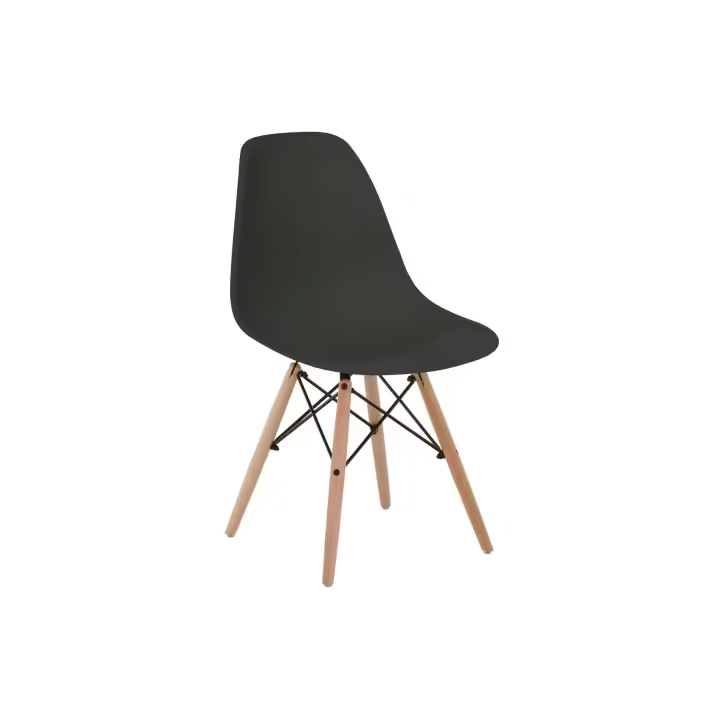 PACK DE 4 UNIDADES DE SILLA COMEDOR PATA NÓRDICA MODELO PARÍS NEGRO PRECIO UNITARIO 35,26 €  ADC MUEBLECENTER  Envío Gratuito - 1