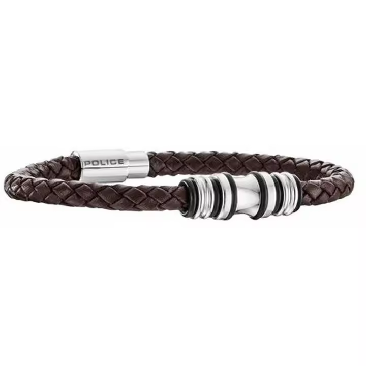 Pulsera Hombre Police PJ25488BLC.02A Cuero 19 cm - 1