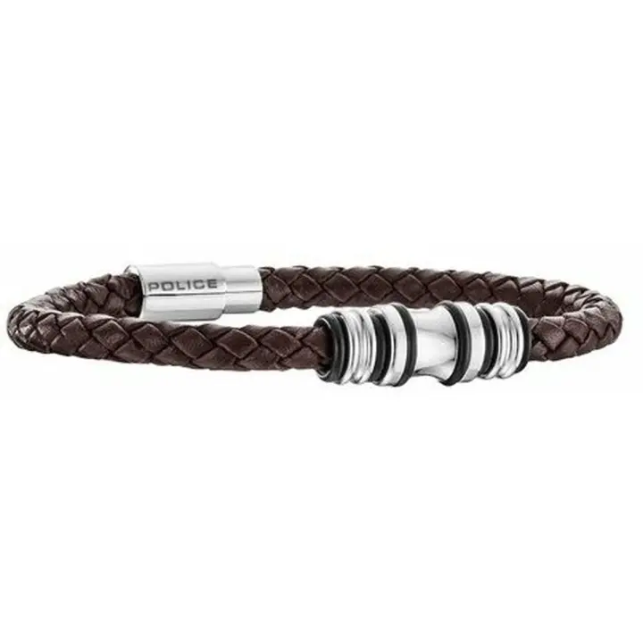 Pulsera Hombre Police PJ25488BLC.02A Cuero 19 cm - 1