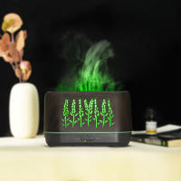 Humidificador de llama de espiga de trigo hueca de grano de madera de 200 ml, máquina de aromaterapia con aceite esencial de llama - details 52