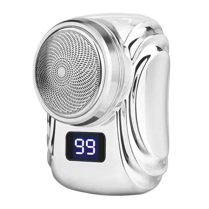 Maquinilla de Afeitar ElÉctrica para Hombres, Mini Afeitadora PortÁtil, Afeitadora de Bolsillo, Mini Afeitadora Recargable, Lavable, En Seco y En HÚmedo, Apta para El Hogar y los Viajes - 1