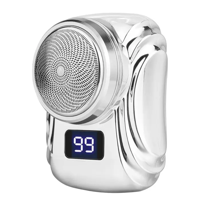 Maquinilla de Afeitar ElÉctrica para Hombres, Mini Afeitadora PortÁtil, Afeitadora de Bolsillo, Mini Afeitadora Recargable, Lavable, En Seco y En HÚmedo, Apta para El Hogar y los Viajes - 1