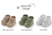 Zapatillas De Terciopelo Para Bebés Niños Y Niñas Primera Caminata 0-1Año Color Sólido Suave Antideslizante Antideslizante Para Niños Y Niñas Recién Nacidos - details 5