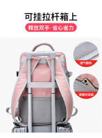 Mochila de viaje repelente al agua para mujer, carga USB para portátil con mochila escolar, con correa de equipaje, informal - details 27