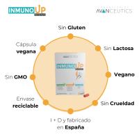 Avanceutics InmunoUp - Complemento alimenticio, vitaminas naturales, inmunidad, vitamina c, vitamina b - details 4
