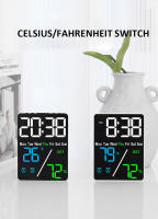 Reloj Digital Multifunción Con Ajuste De Brillo En 3 Niveles Pantalla LED Recargable Mostrador Con Fecha Y Temperatura - details 7