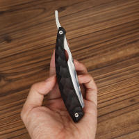 Cuchilla De Afeitar Para Hombre Con Mango De Madera Acero Inoxidable Herramienta De Peluquería Para Rostro Uso Individual - details 3
