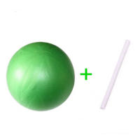 Bola De Yoga De 25cm Bola De Gimnasia De Fitness Plegable Antirrota Con Clip Transparente Y Engrosada Para Pilates - details 7