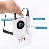 Máquina De Uñas Eléctrica Portátil 35000 RPM Con Batería Recargable De 4000 mAH Accesorios Para Uñas Gel De Pintura Mecánica Sander - details 1