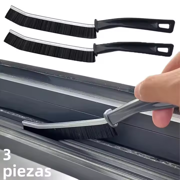 Cepillo De Limpieza Multifuncional Para Espacios Pequeños De La Baño Y Cocina 6 Piezas Para Piso De Ducha Y Azulejos - 1