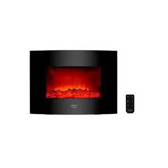 Ready Warm 2200 Curved Flames Chimenea eléctrica decorativa de 22” con máxima potencia de 2000 W. Mando a distancia. - 1