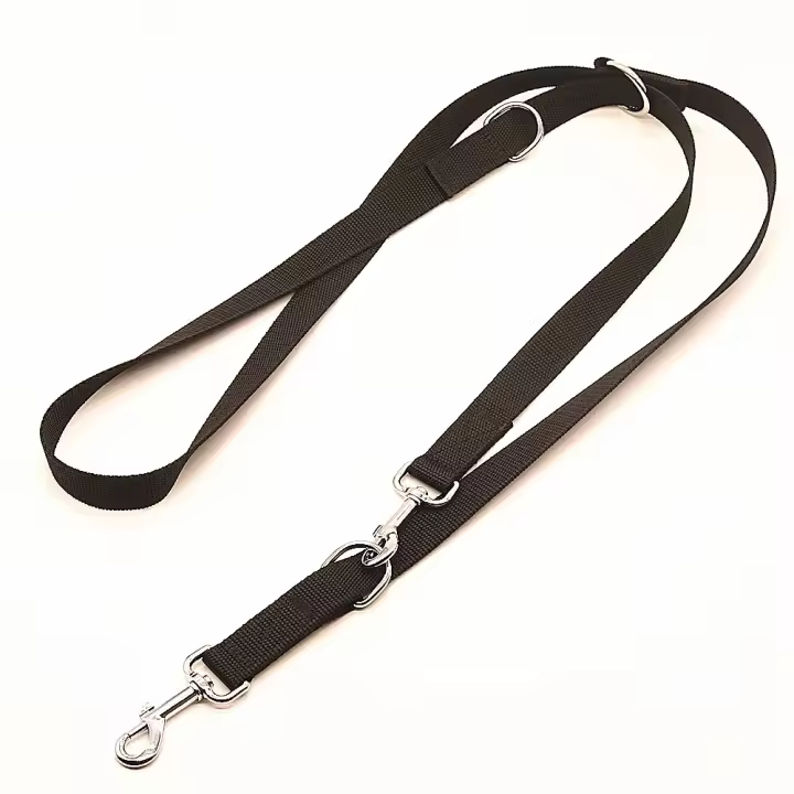 Correa Para Perros Ajustable De Nylon 2.5M Doble Final Control Y Entrenamiento Al Aire Libre Seguridad En Caminatas De Mascotas - 1