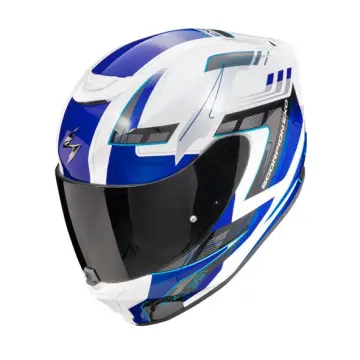 Casco Scorpion Exo-391 Captor Blanco Azul 22.06 - 1
