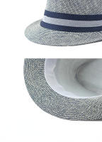 Sombrero Fedora De Lujo Para Hombres Mayores Protección Solar Para Playa Y Bodas Sombrero De Paja Para Fiesta De Jazz En Primavera Y Verano - details 18