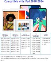 Teclado capacitivo para Apple iPad, Teclado Activo con rechazo de Palma compatible con iPad Pro (2018-2022) 11 y 12,9 pulgadas, iPad 10th/9th/8th/7th/6th generation, iPad Air 4ª/3ª/5ª generación, iPad Mini 6ª/5ª generación - details 2