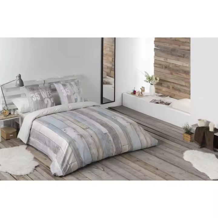 JVR - Funda nórdica juego de 2 piezas modelo INFINITY - Tejido 100% Algodón - Estampado digital - Fabricado en España - Cama 90/105/135/150/160/180 - 1