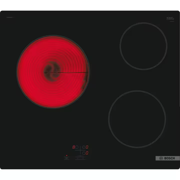 VITROCERAMICA INDEPENDIENTE RADIANTES BOSCH PKM61RAA8E 3 ZONAS COCCION ANCHO 60 CM - 1