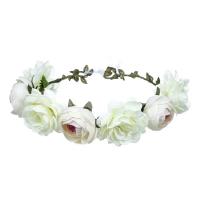 Diadema Floral Ajustable Para Mujer Coronación De Flores Guirnalda De Cabeza Para Boda Festival Fiesta Vacaciones Fotografía Accesorios - details 3