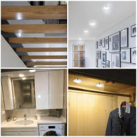 Lámpara De Pared LED Con Sensor De Movimiento Luz Nocturna Para Armario Escalera Dormitorio Corredor Decoración Interior Sin Cable - details 12