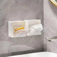 Organizador De Baño Montado En La Pared De Plástico Eco-amigable Caja De Almacenamiento Para Maquillaje Cepillos De Oído Y Joyería Pequeña 4 Piezas - details 4