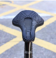 Sillín De Bicicleta RYET 3D Imprimido Ultraligero De Fibra De Carbono Hueco Para MTB Gravel Carretera Comodidad Transpirable Piezas De Asiento - details 17