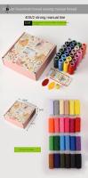 Juego De Hilo De Costura De Poliéster Sólido Para Máquina De Coser Y Manualidades 402 Colores Caja De Agujas Resistente Para Reparación De Ropa Y Patchwork - details 0
