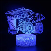 Lámpara De Noche LED 3D Anime Supra Coche Camión Cambio De Color Luz De Ambiente Para Decoración Del Hogar Regalos De Cumpleaños - details 13